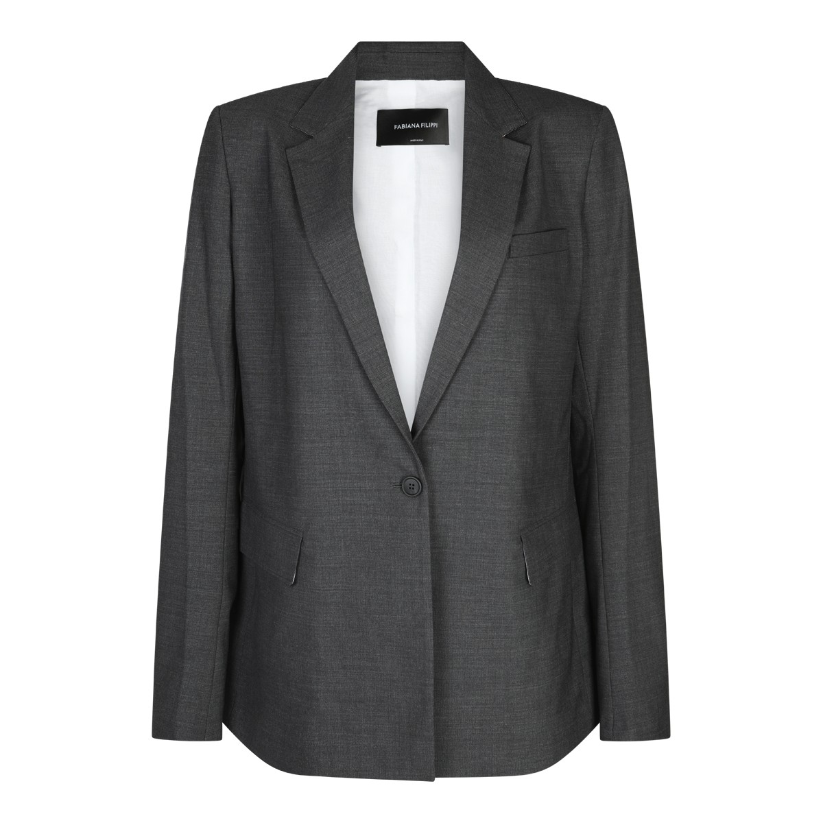 GREY WOOL BLAZER