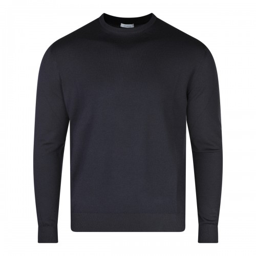 BLACK WOOL KNITWEAR