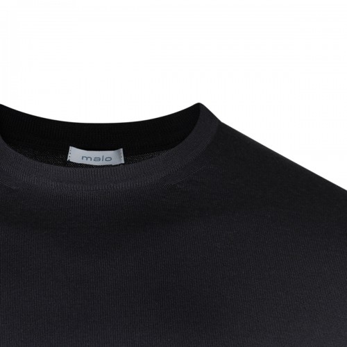 BLACK WOOL KNITWEAR