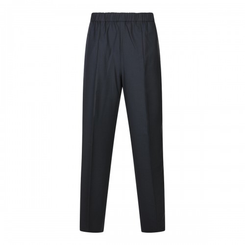 DARK BLUE WOOL PANTS