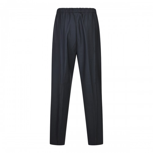 DARK BLUE WOOL PANTS