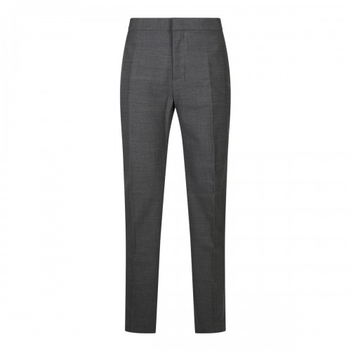 GREY WOOL PANTS