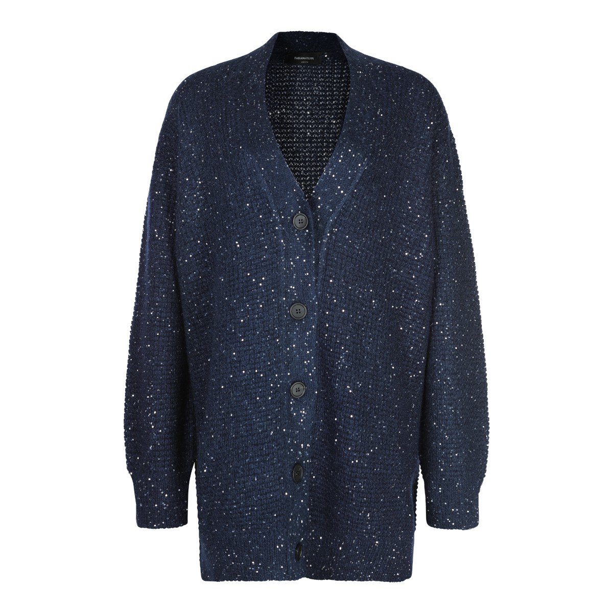 DARK BLUE WOOL KNITWEAR