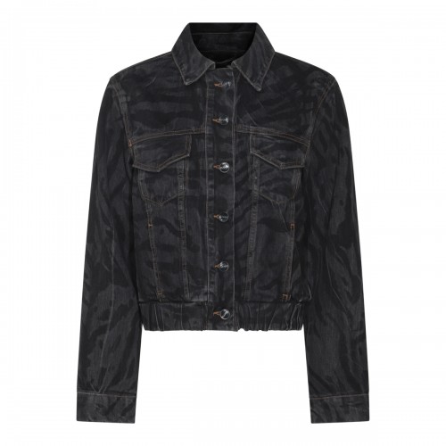 BLACK COTTON DENIM JACKET