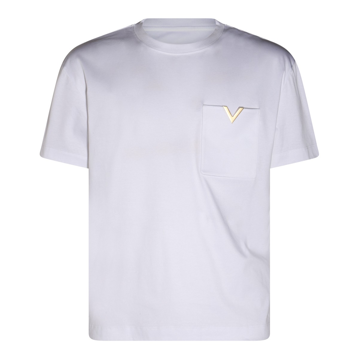 WHITE COTTON T-SHIRT