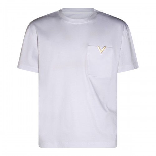 WHITE COTTON T-SHIRT