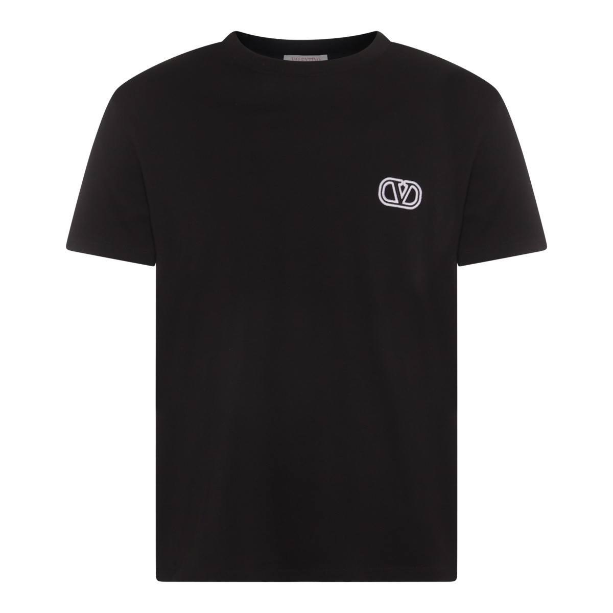 BLACK COTTON T-SHIRT