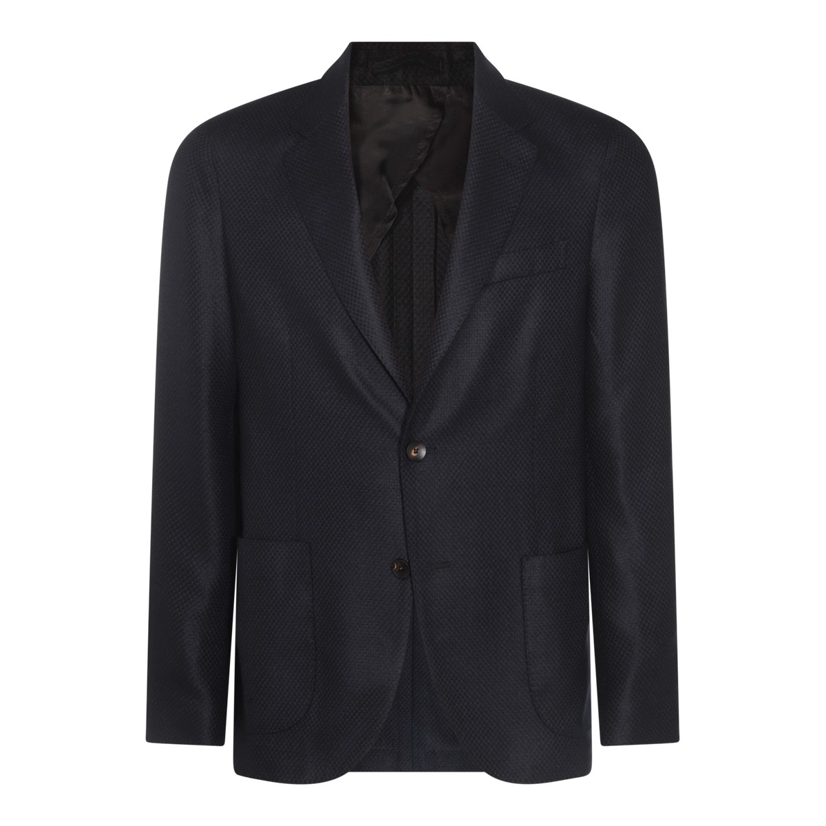 NAVY BLUE WOOL BLAZER