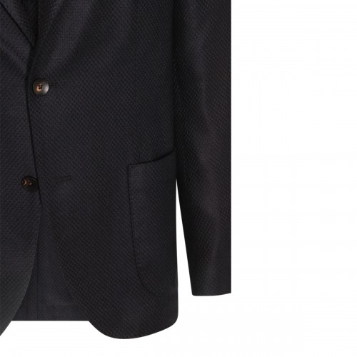 NAVY BLUE WOOL BLAZER