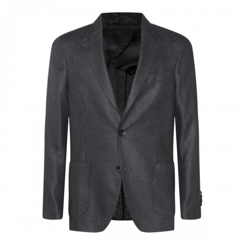 GREY WOOL BLAZER