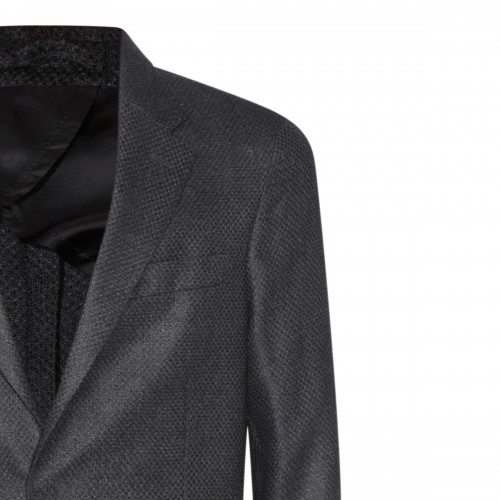 GREY WOOL BLAZER