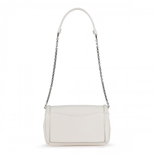 WHITE LEATHER JEU DE FILLE BAG