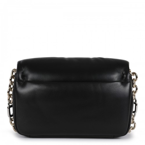 BLACK LEATHER MINI VIV'CHOC BAG