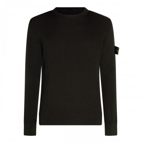 BLACK WOOL KNITWEAR