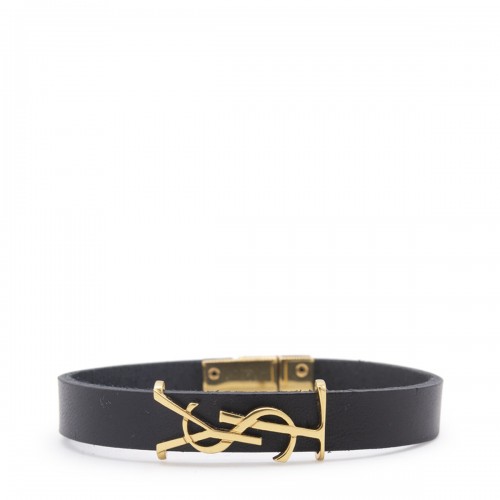 BLACK LEATHER BRACELET