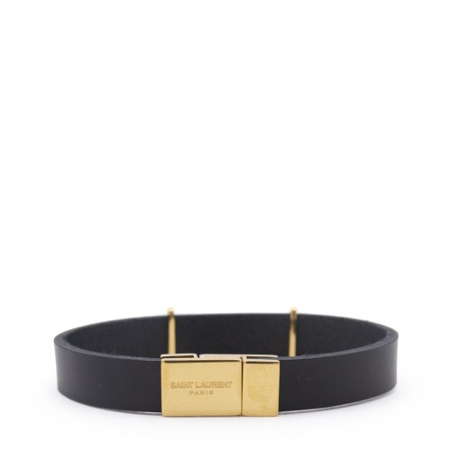 BLACK LEATHER BRACELET