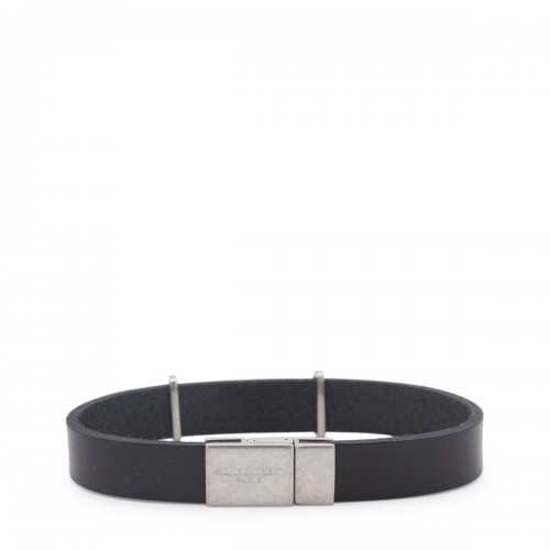 BLACK LEATHER BRACELET