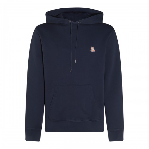 DARK BLUE COTTON SWEATSHIRT