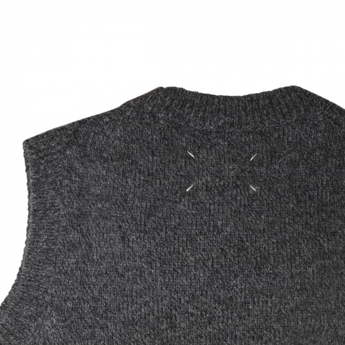 DARK GREY WOOL KNITWEAR