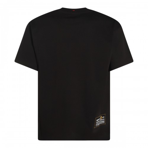 BLACK COTTON T-SHIRT