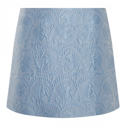 LIGHT BLUE COTTON SKIRT