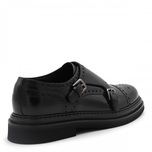 BLACK LEATHER FORMAL SHOES