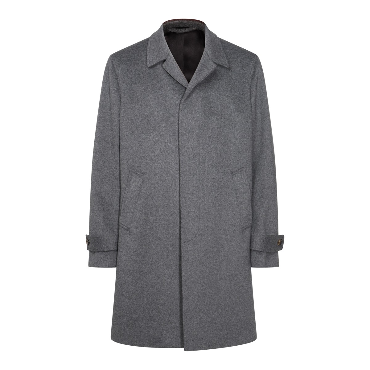 GREY WOOL COAT