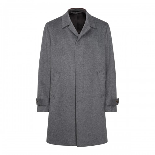 GREY WOOL COAT