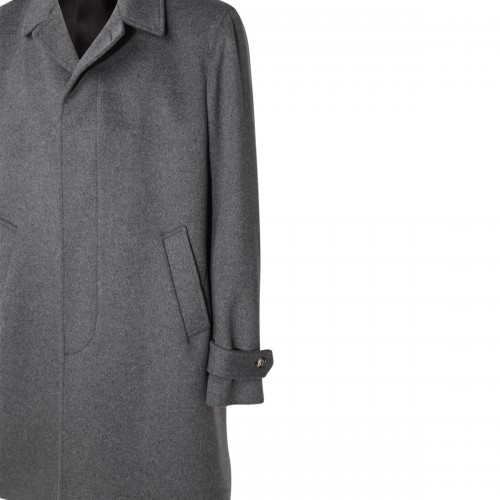 GREY WOOL COAT