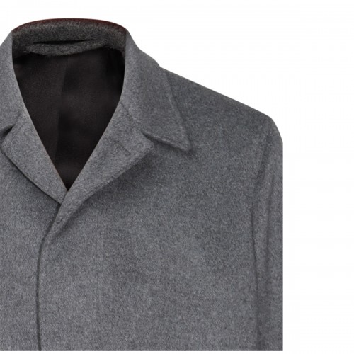 GREY WOOL COAT