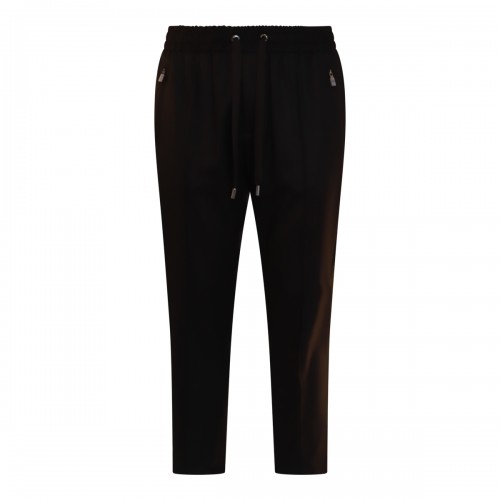 BLACK WOOL PANTS