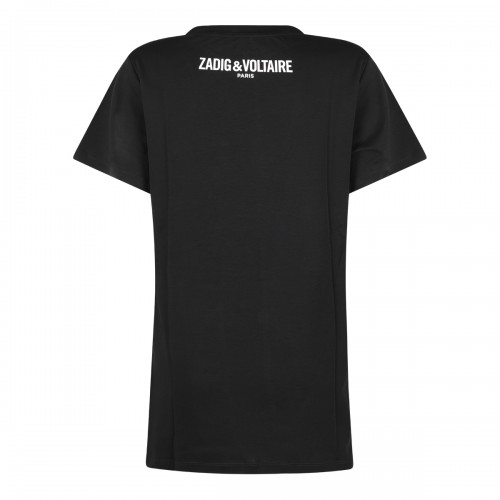 BLACK COTTON T-SHIRT