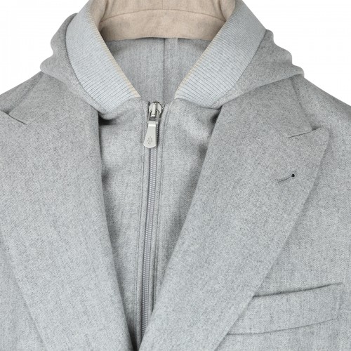 GREY WOOL BLAZER