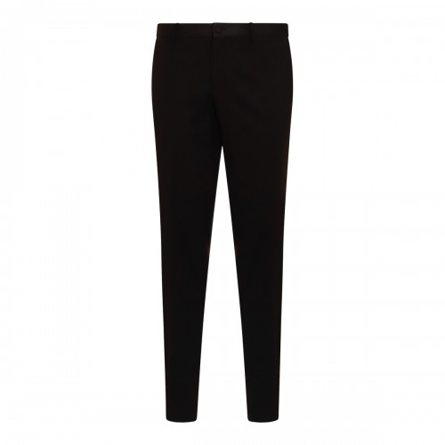 BLACK VISCOSE PANTS