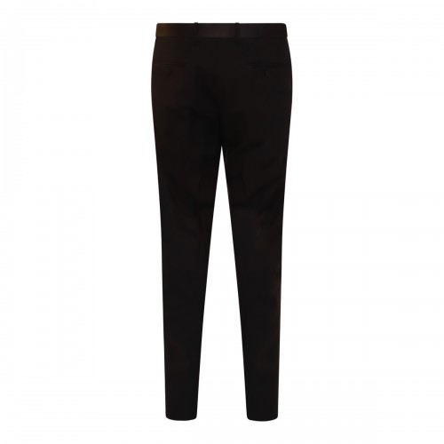 BLACK VISCOSE PANTS