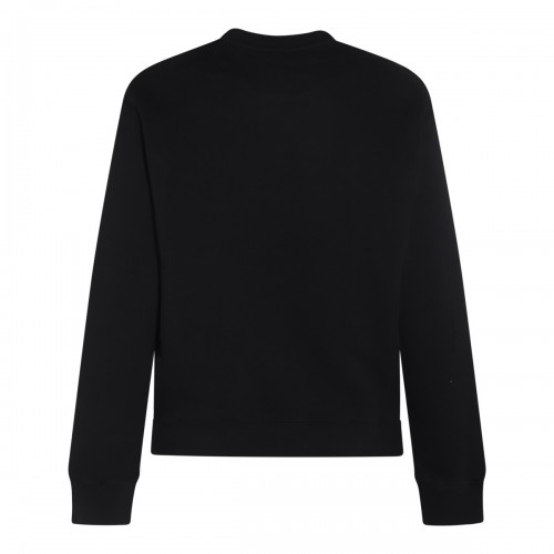 BLACK COTTON SWEATSHIRT