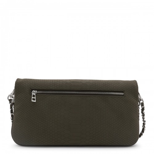 DARK GREEN LEATHER ROCK SOFT SAVAGE CROSSBODY BAG