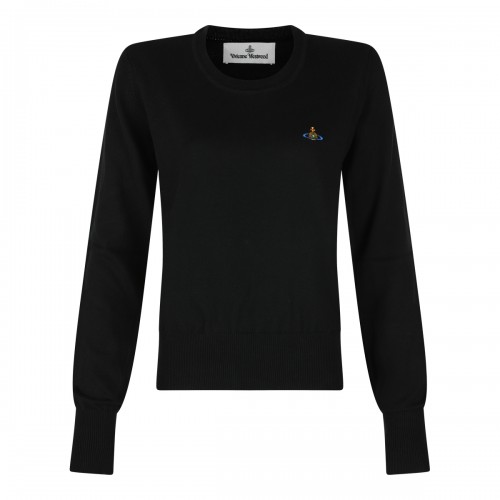 BLACK COTTON KNITWEAR