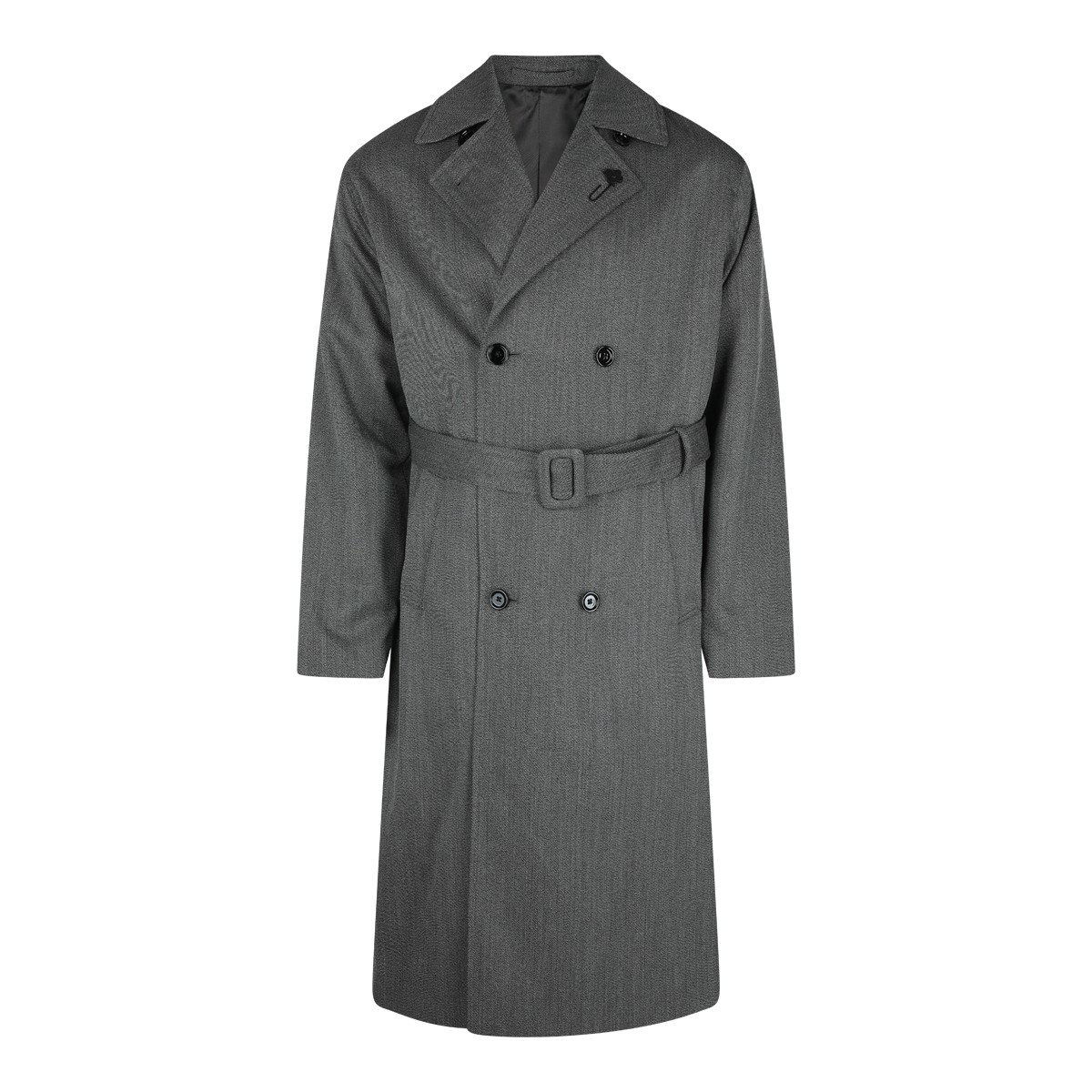 GREY WOOL COAT