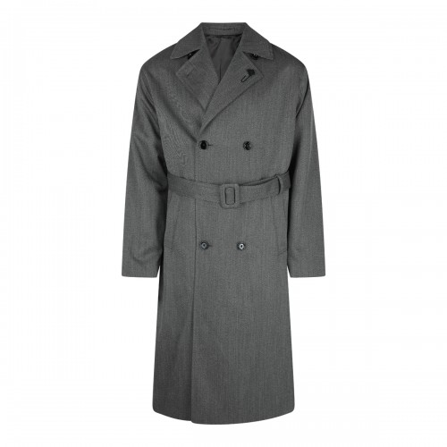 GREY WOOL COAT