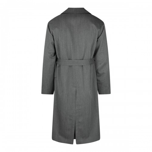 GREY WOOL COAT