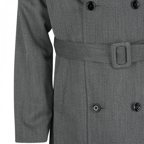 GREY WOOL COAT