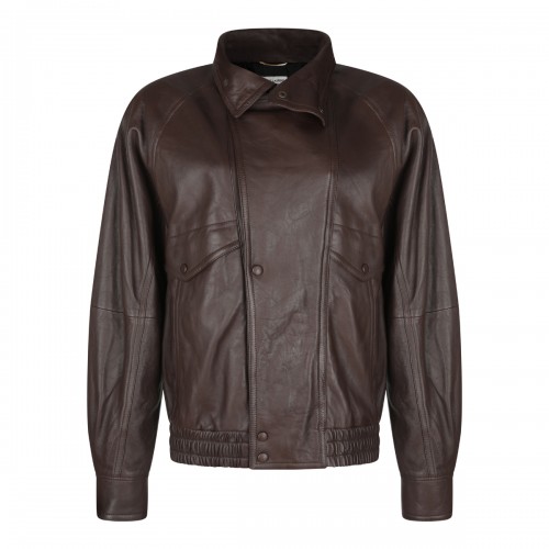 BROWN LEATHER JACKET