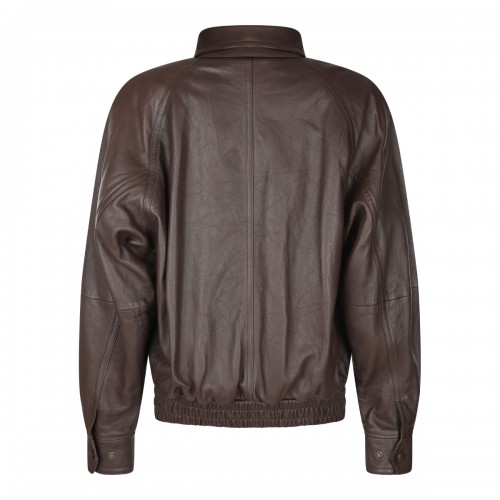 BROWN LEATHER JACKET