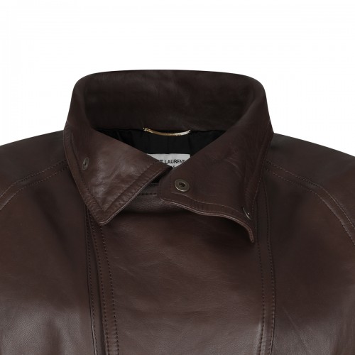 BROWN LEATHER JACKET