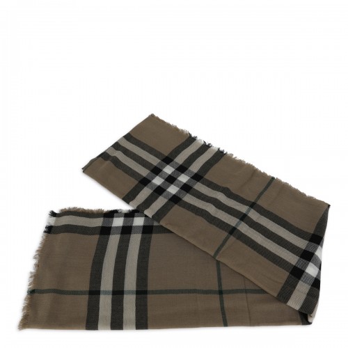 BROWN WOOL SCARVES