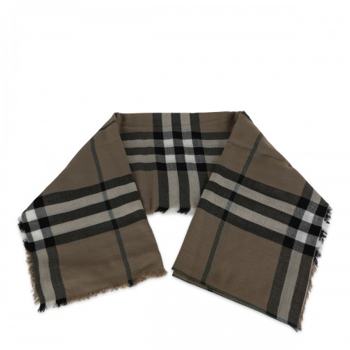 BROWN WOOL SCARVES