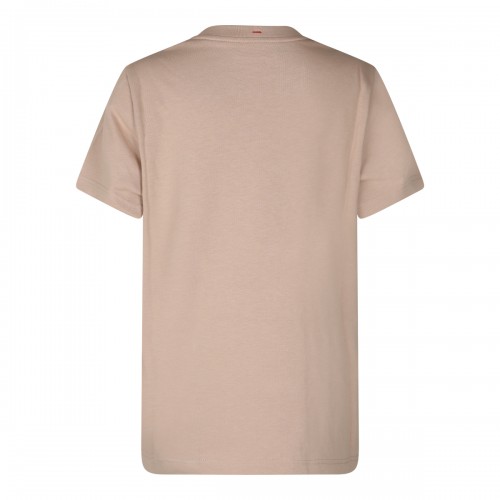 BEIGE COTTON T-SHIRT