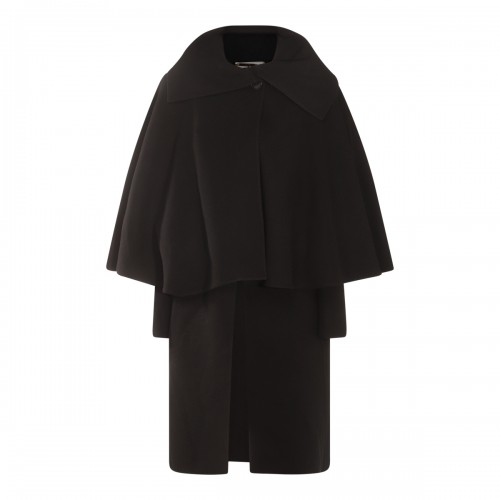 BLACK WOOL COAT