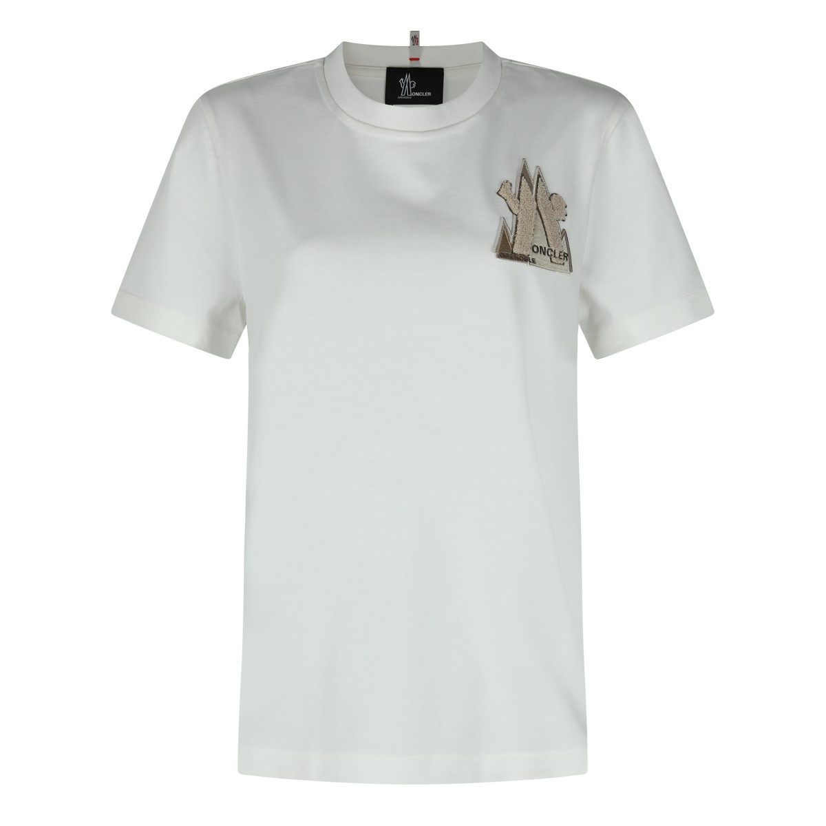 WHITE COTTON T-SHIRT